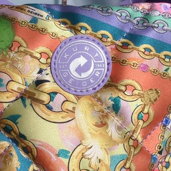 NWT Kurt Geiger Quilted Patterned Shopper - Picture 4 of 9